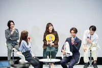 「推しが上司になりまして」記者会見の様子。