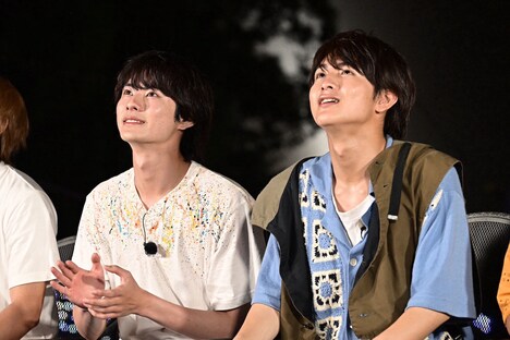 前田拳太郎と柏木悠（超特急）。