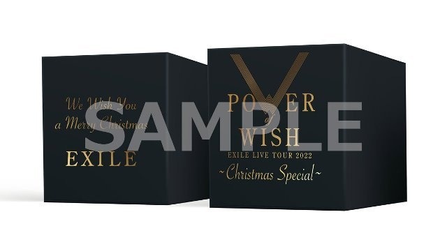 「EXILE LIVE TOUR 2022 "POWER OF WISH" ～Christmas Special～」限定パッケージ付属オリジナルキャンドルパッケージ