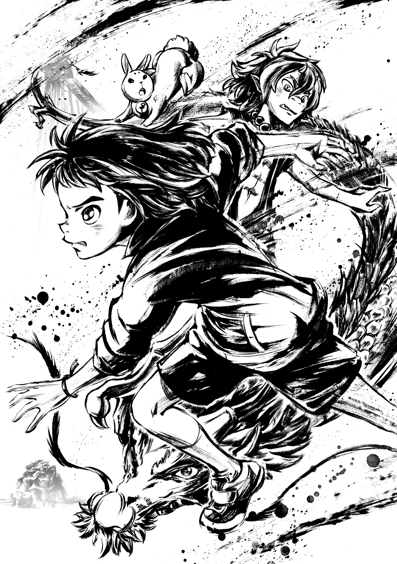 「神在月のこども」キービジュアル (c)2021 映画「神在月のこども」製作御縁会