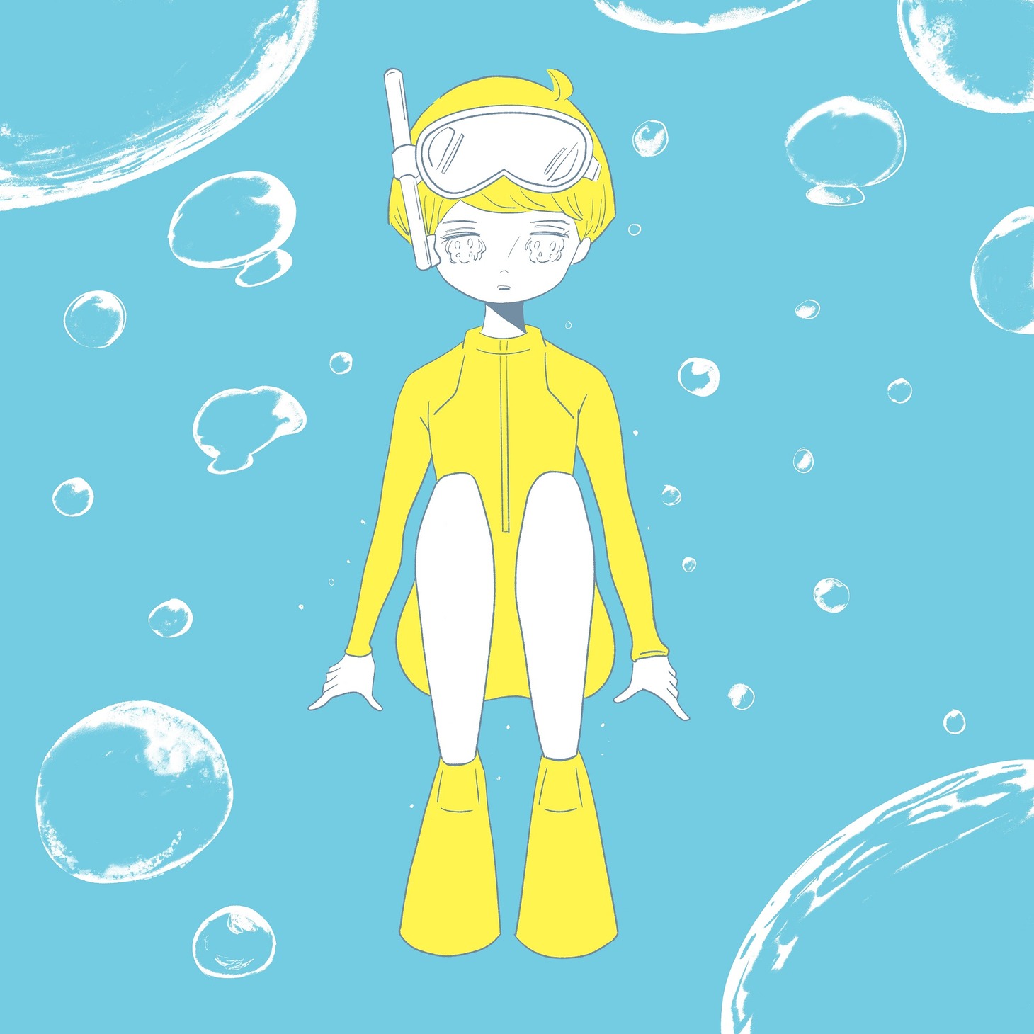 リーガルリリー「泳いでゆけたら」ジャケット