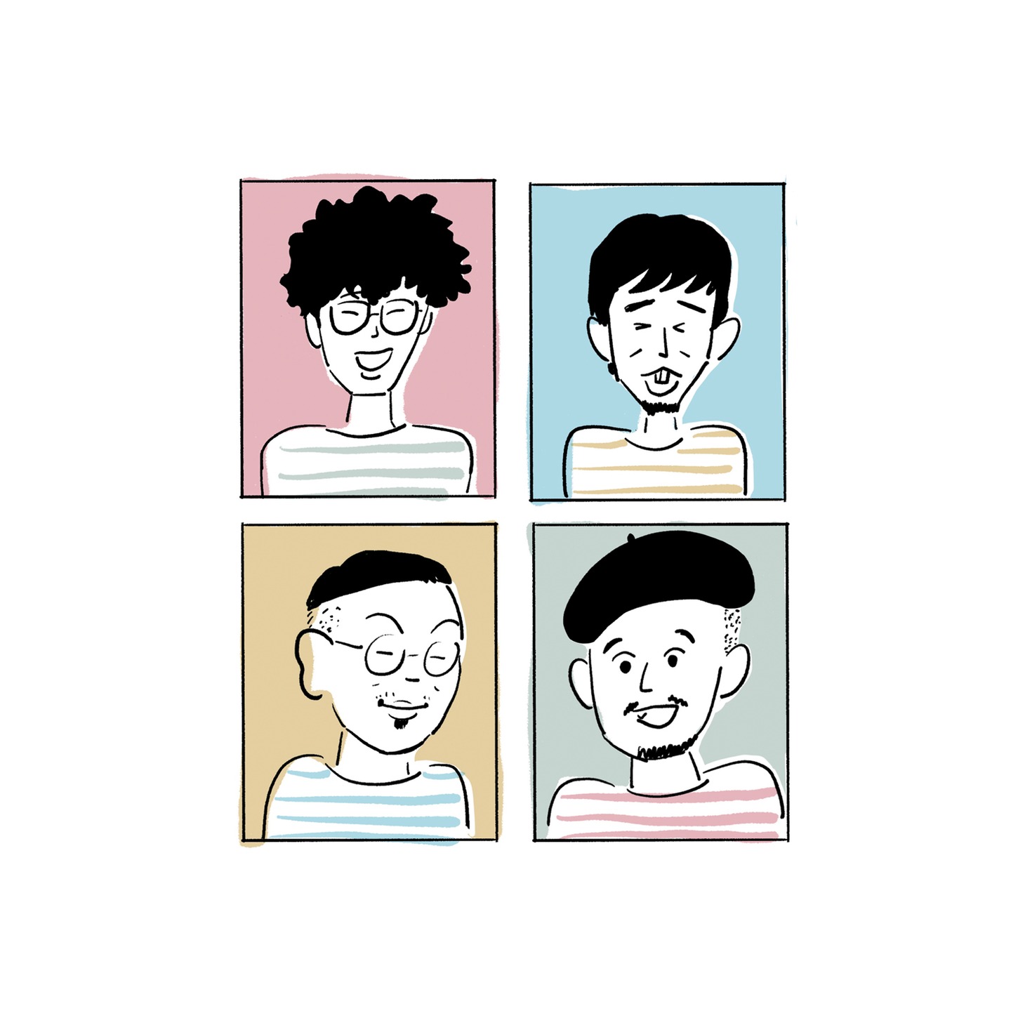 ははの気まぐれ「よく晴れた日に / 星釣る人」ジャケット