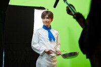 「バイトルNEXT」新CM「ドライバー / 飲食 / 建築・土木」編の撮影風景。