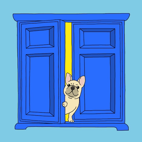 Minchanbaby＆藤城アンナ「青の扉」配信ジャケット