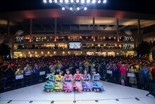 超ときめき♡宣伝部「かわいいメモリアル」リリース記念イベントで撮影された記念写真。