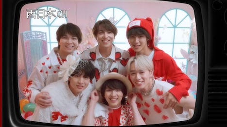 EBiDAN西日本ユニット「青春～珍道中～」MVより。