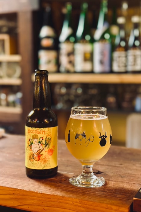 クラフトビール「AMIYAMUMA」イメージ。