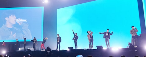 「2023 TREASURE FAN MEETING～HELLO AGAIN～」有明アリーナ公演の様子。