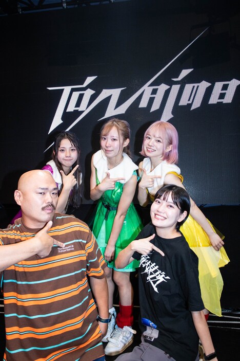 都内某所、クロちゃん、リチ（ex. 都内某所）。（Photo by TAMA［LiveYou］）