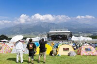 「ASO ROCK FESTIVAL FIRE 2023」の様子。（撮影：勝村祐紀）