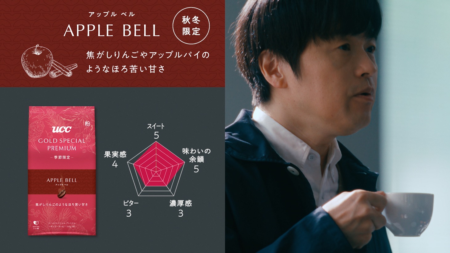 「UCC GOLD SPECIAL PREMIUM『いっしょに、発見』編｜体験ムービー」より。