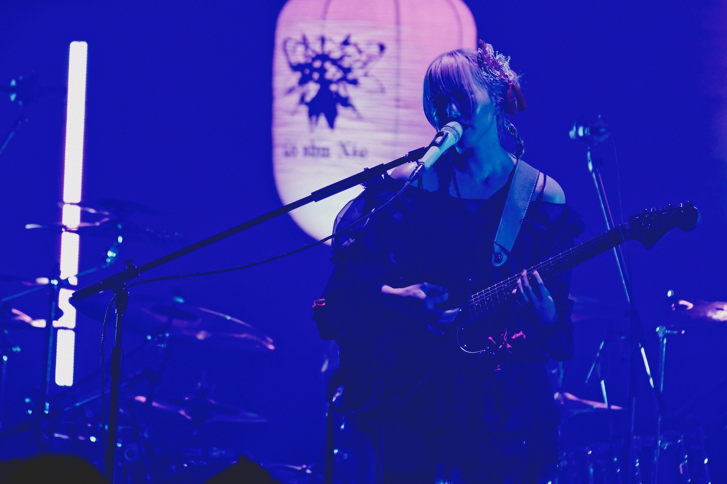 中村未来（Vo, G）（撮影：河本悠貴）