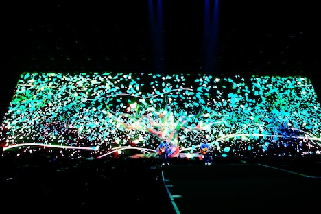 「YUZU SPECIAL LIVE 2023 HIBIKI in K-Arena Yokohama」の初日公演「BLUE×FUTARI」の様子。