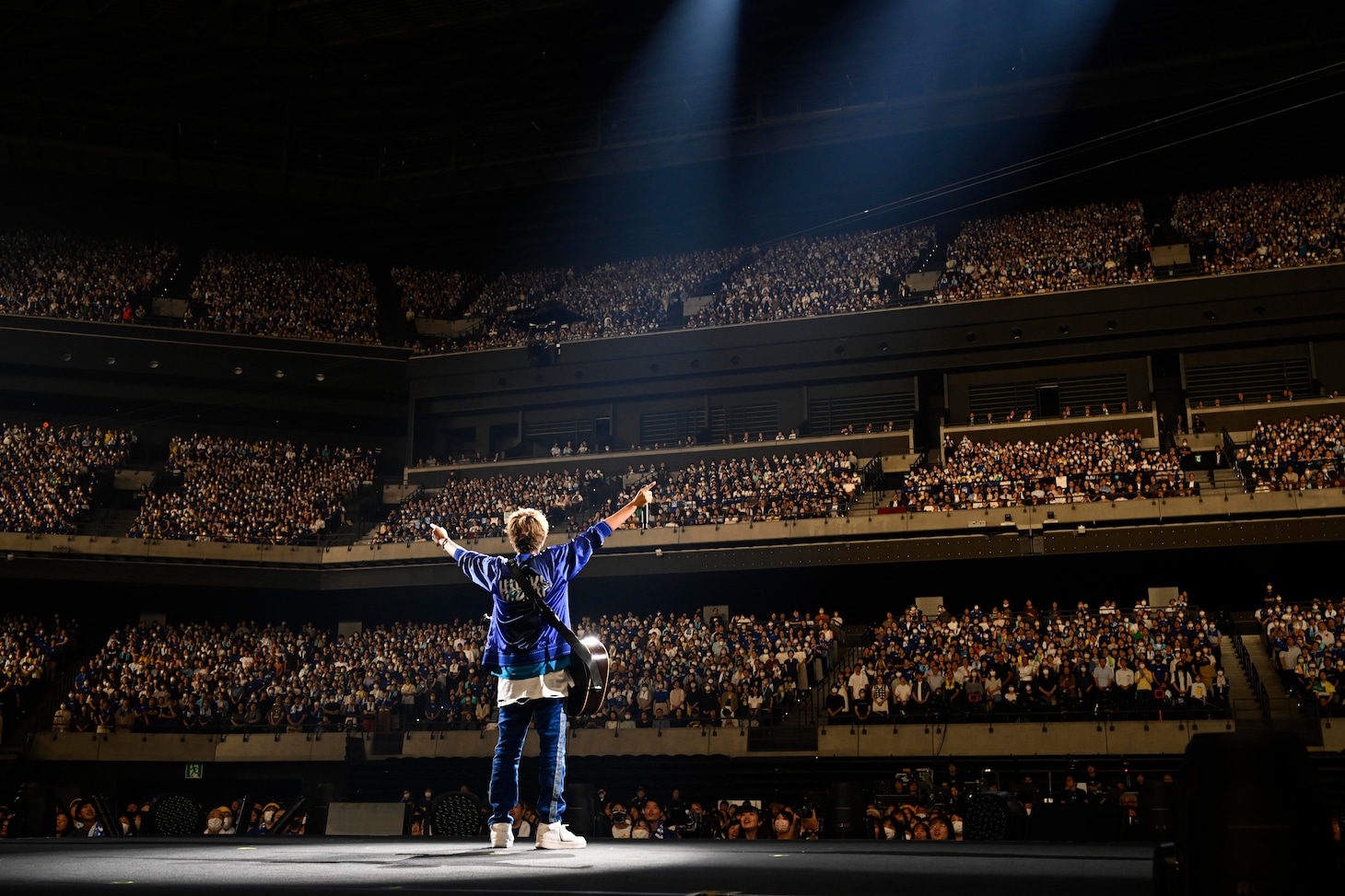 「YUZU SPECIAL LIVE 2023 HIBIKI in K-Arena Yokohama」の初日公演「BLUE×FUTARI」の様子。