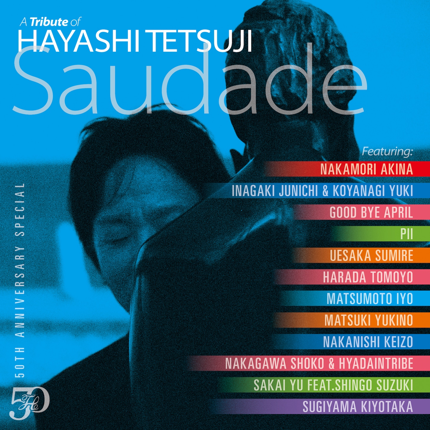 「50th Anniversary Special A Tribute of Hayashi Tetsuji - Saudade -」ジャケット