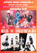 BiSとINUWASIによるツーマンが新宿LOFTで実現