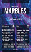 THE ORAL CIGARETTES「東名阪 Zepp TOUR 2024 "MARBLES"」告知ビジュアル