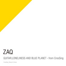 ZAQ「ギターと孤独と蒼い惑星」配信ジャケット