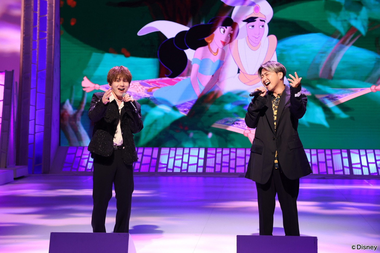 Da-iCEの花村想太と大野雄大。(c)フジテレビ