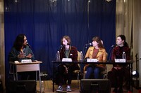 ウクライナから京都への避難民への支援取り組みの様子。