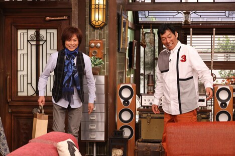 「さんまのまんま秋SP」より明石家さんま、つんく♂。(c)フジテレビ