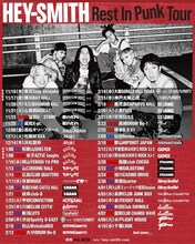 HEY-SMITH「Rest In Punk Tour」ビジュアル