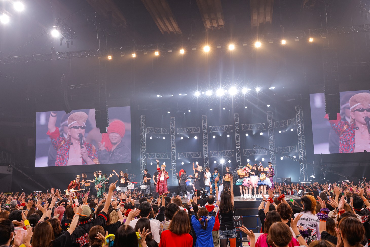 「One Night Festival ～天挑五歌仙大演會～」エンディングの様子。（撮影：木村泰之）