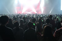 Mrs. GREEN APPLEのライブの様子。