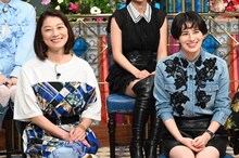左から小池栄子、ホラン千秋。(c)日本テレビ