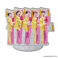 「腰元ダンサーズ集合！ グリッターアクリルスタンド」ビジュアル