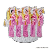 「腰元ダンサーズ集合！ グリッターアクリルスタンド」ビジュアル