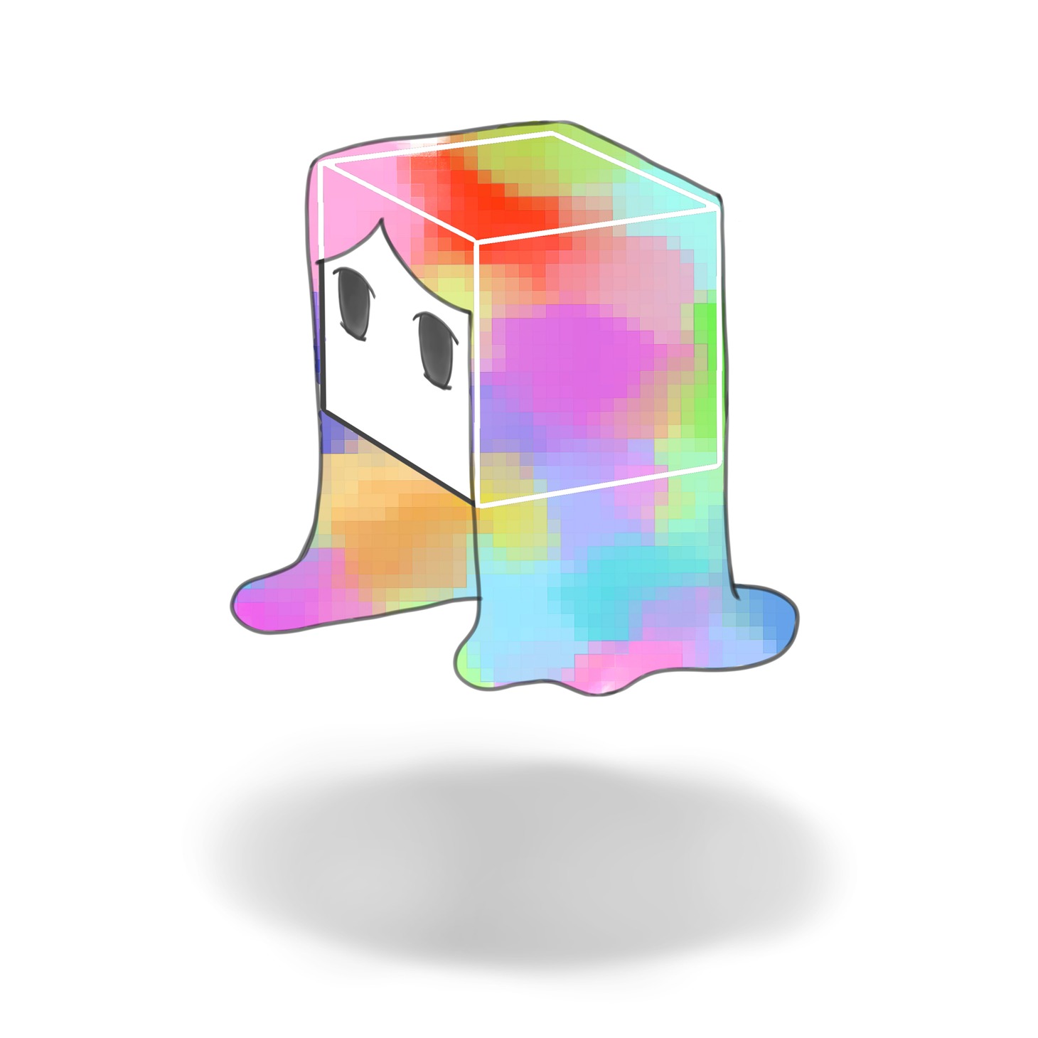 パスピエ「cube」配信ジャケット