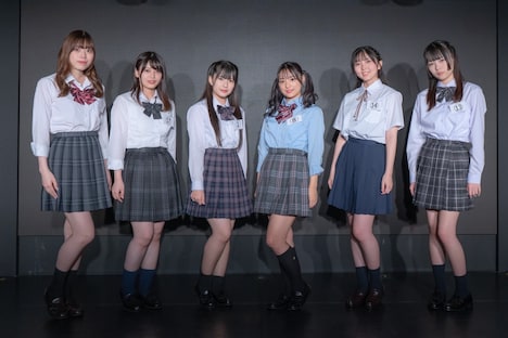 左から福田慶莉、中村美結、稲田美琉愛、宇田川桜夢、黒島愛麻、菊池ねる。