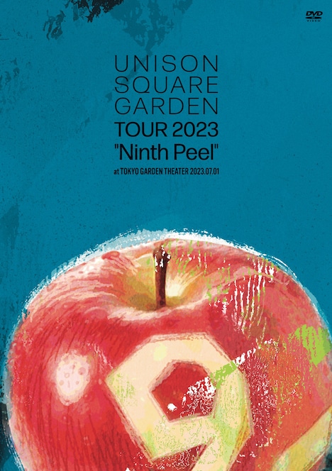 「UNISON SQUARE GARDEN TOUR 2023 "Ninth Peel" at TOKYO GARDEN THEATER 2023.07.01」DVDジャケット