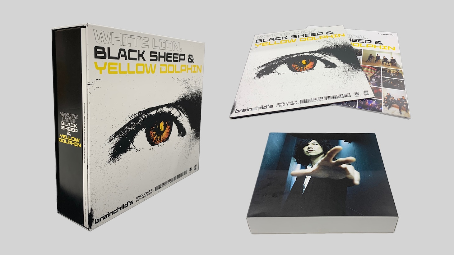 brainchild's「WHITE LION, BLACK SHEEP & YELLOW DOLPHIN」パッケージ展開画像