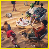 パソコン音楽クラブ「FINE LINE」アナログ盤ジャケット