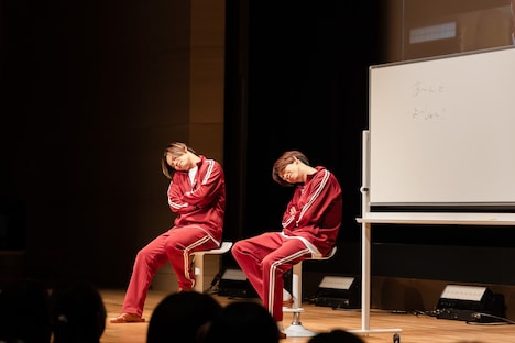 小笠原海と船津稜雅。