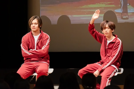 小笠原海と船津稜雅。