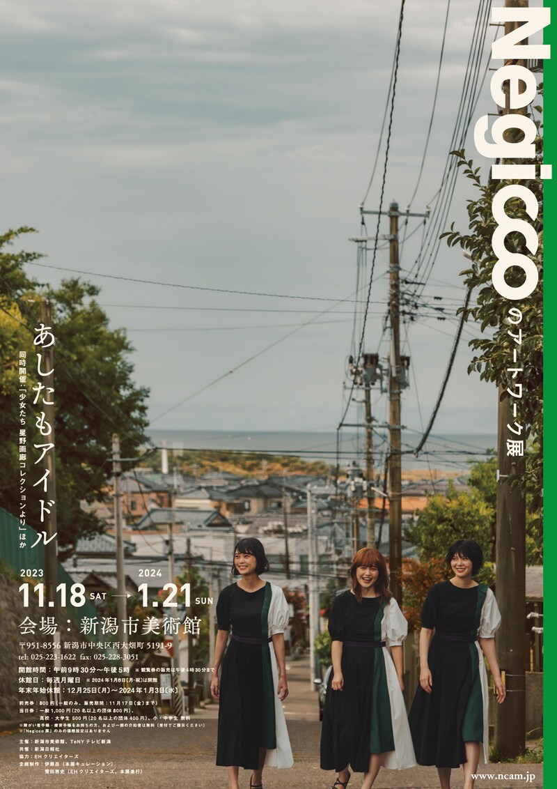 「あしたもアイドル Negiccoのアートワーク」キービジュアル