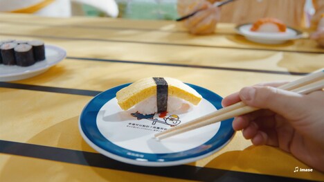 「元気寿司」香港版テレビCMより。