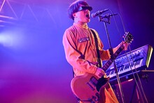 ハヤシヒロユキ（G, Vo, Syn, Programming / POLYSICS）（撮影：古溪一道）