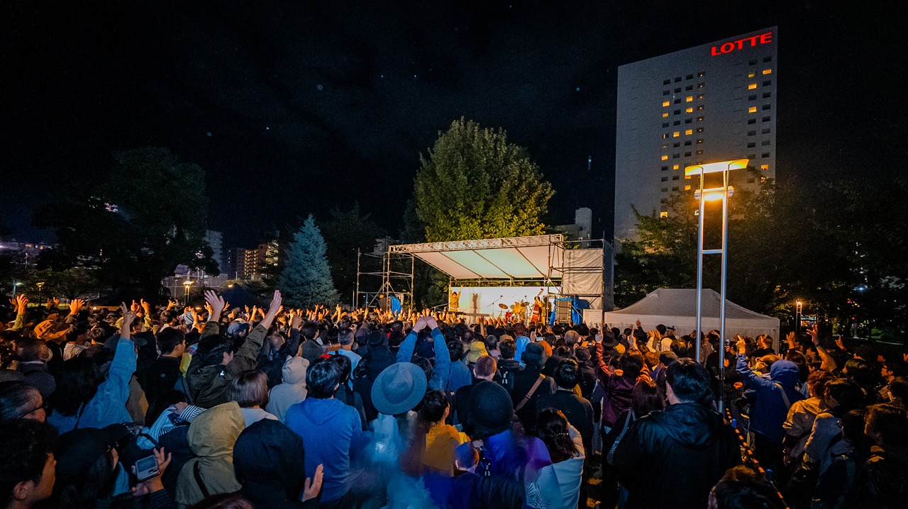 「すみだストリートジャズフェスティバル」出演時のH ZETTRIO。（Photo by Hiroki Nishioka）