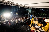 「すみだストリートジャズフェスティバル」出演時のH ZETTRIO。（Photo by Hiroki Nishioka）