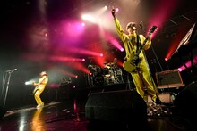 POLYSICSのライブの様子。（撮影：古溪一道）