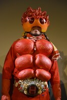 “ほやマン”のコスチュームで登場したアフロ。