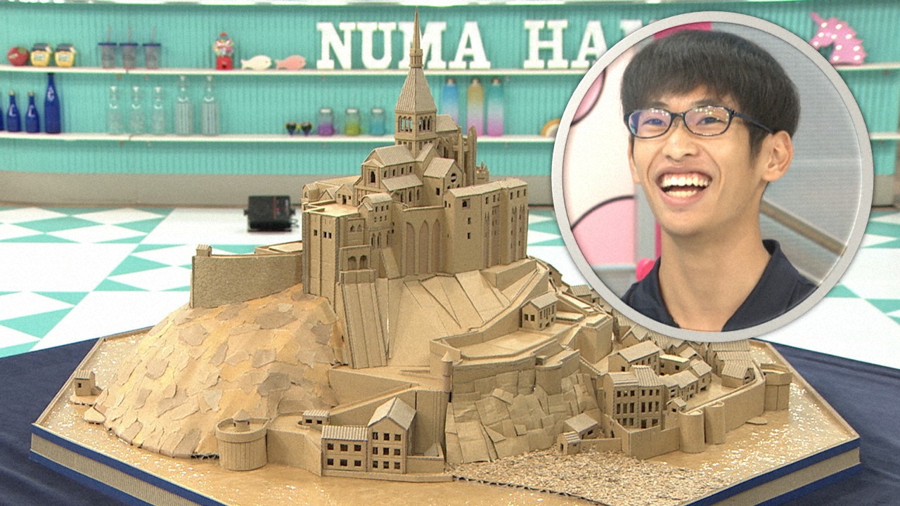 NHK Eテレ「沼にハマってきいてみた～超リアル！食品サンプル＆ダンボールアート沼～」より。(c)NHK