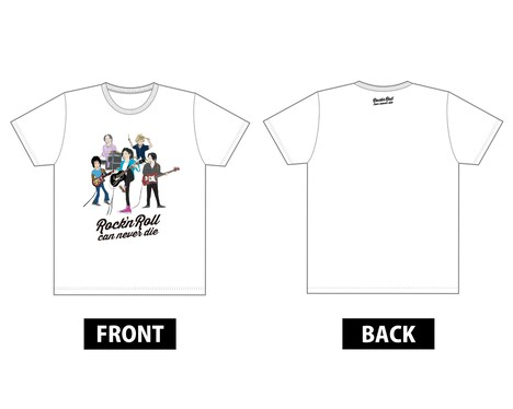 真壁陽平が描いたイラストデザインのTシャツサンプル。