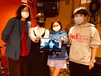 レコーディングの様子。