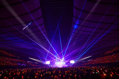 「MAMORU MIYANO LIVE TOUR 2023 ～SINGING!～」ファイナル公演の様子。