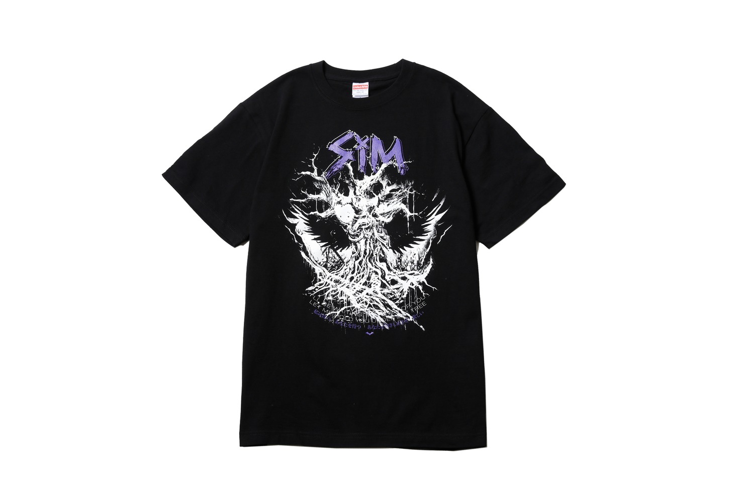 「"フクロウ" Tee」（PURPLE / 会場限定）